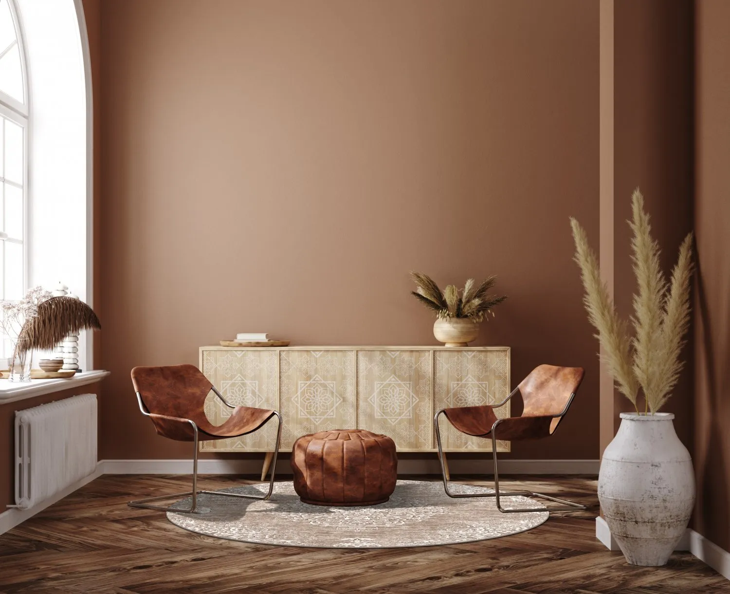 Rond vloerkleed - Milazzo (beige)