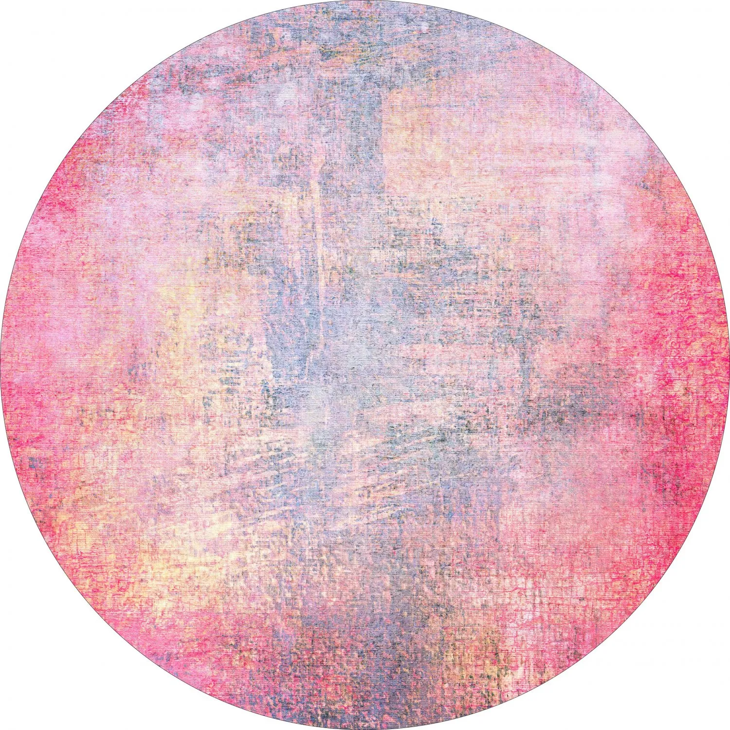 Rond vloerkleed - Perugia (roze)