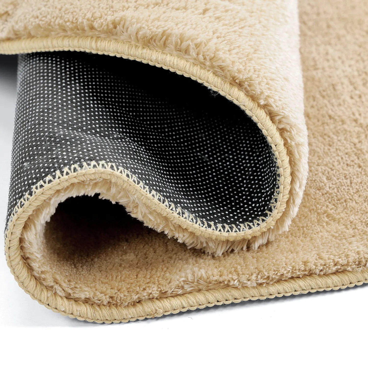 Ronde vloerkleden - Aranga Super Soft Fur (donkerbeige)