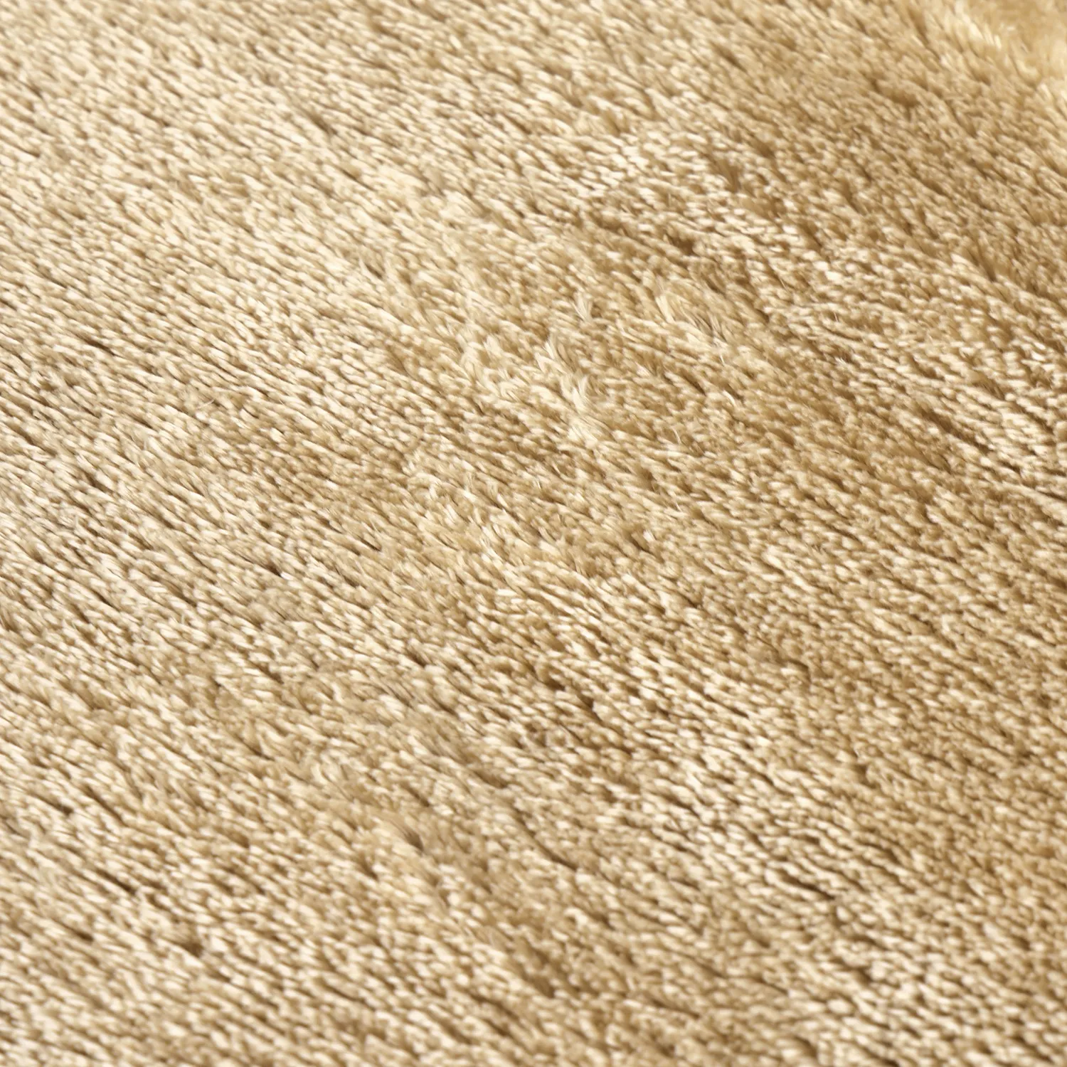 Ronde vloerkleden - Aranga Super Soft Fur (donkerbeige)