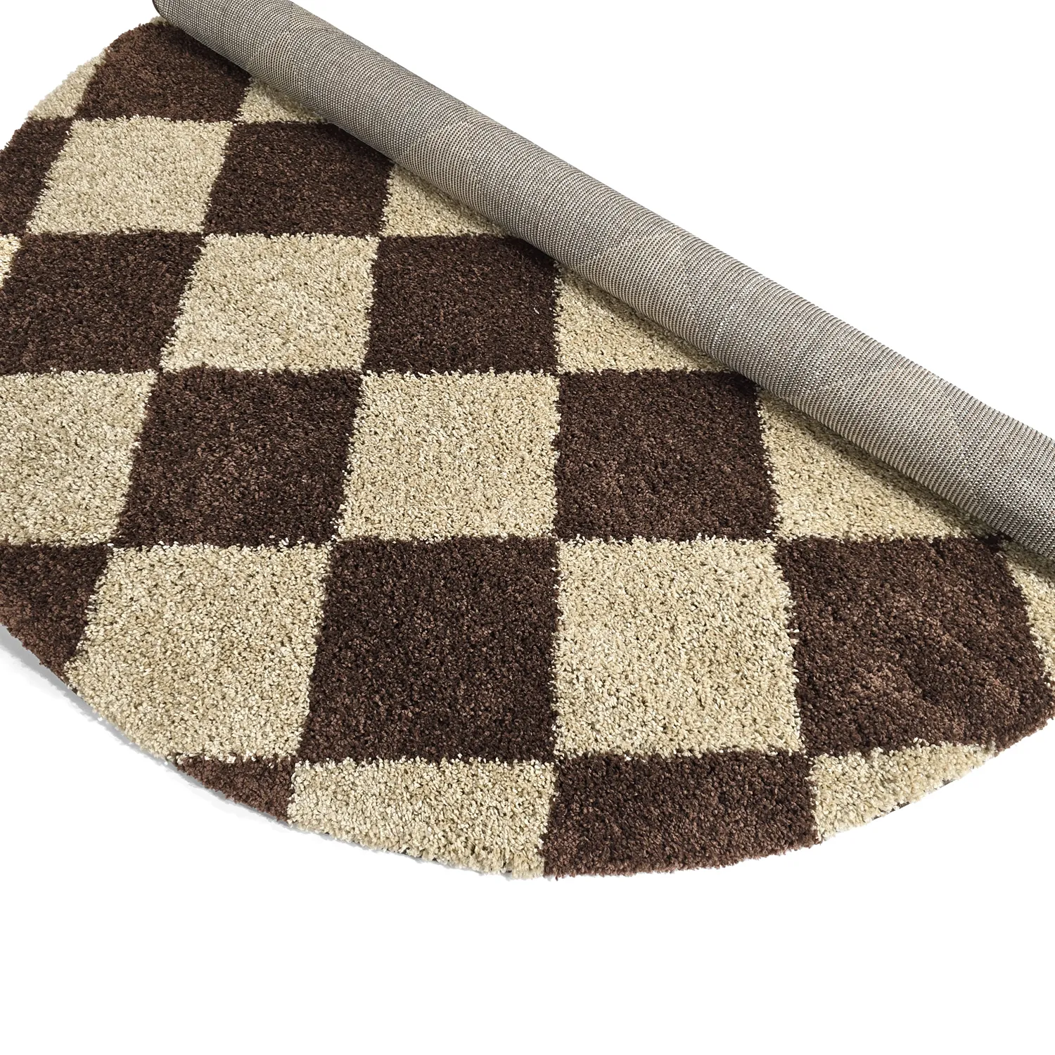 Ronde vloerkleden - Albi (bruin/beige)