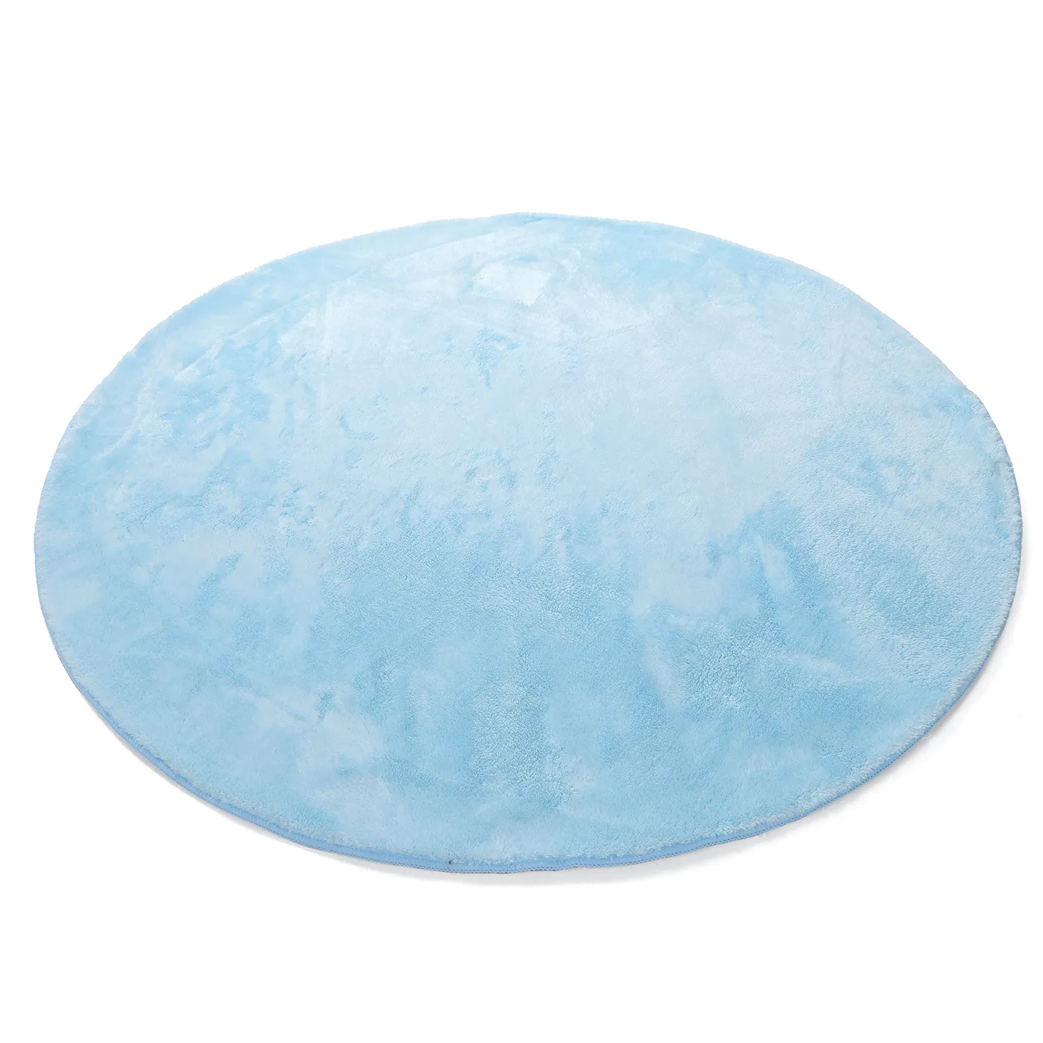 Ronde vloerkleden - Aranga Super Soft Fur (lichtblauw)