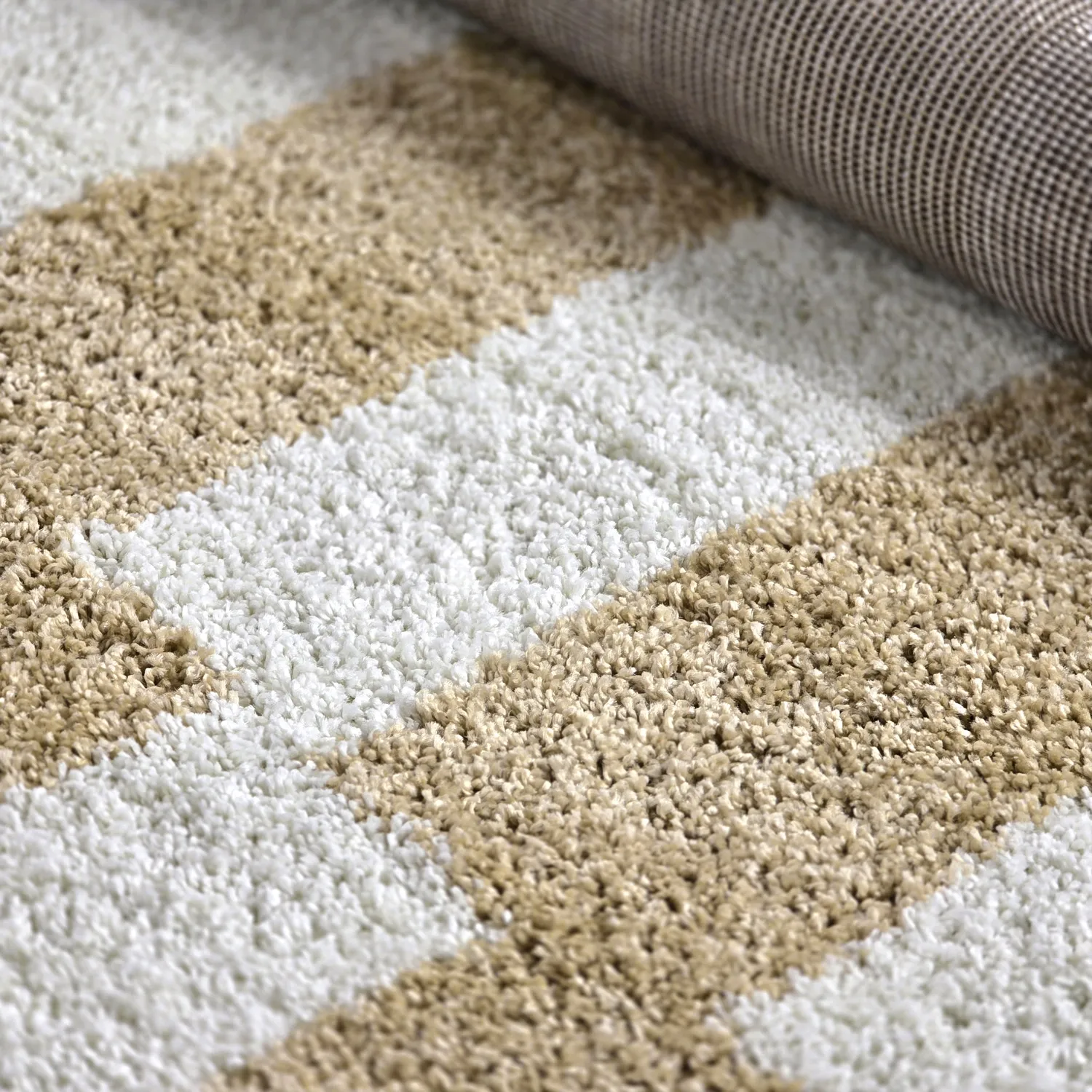Ronde vloerkleden - Tamri (beige/wit)