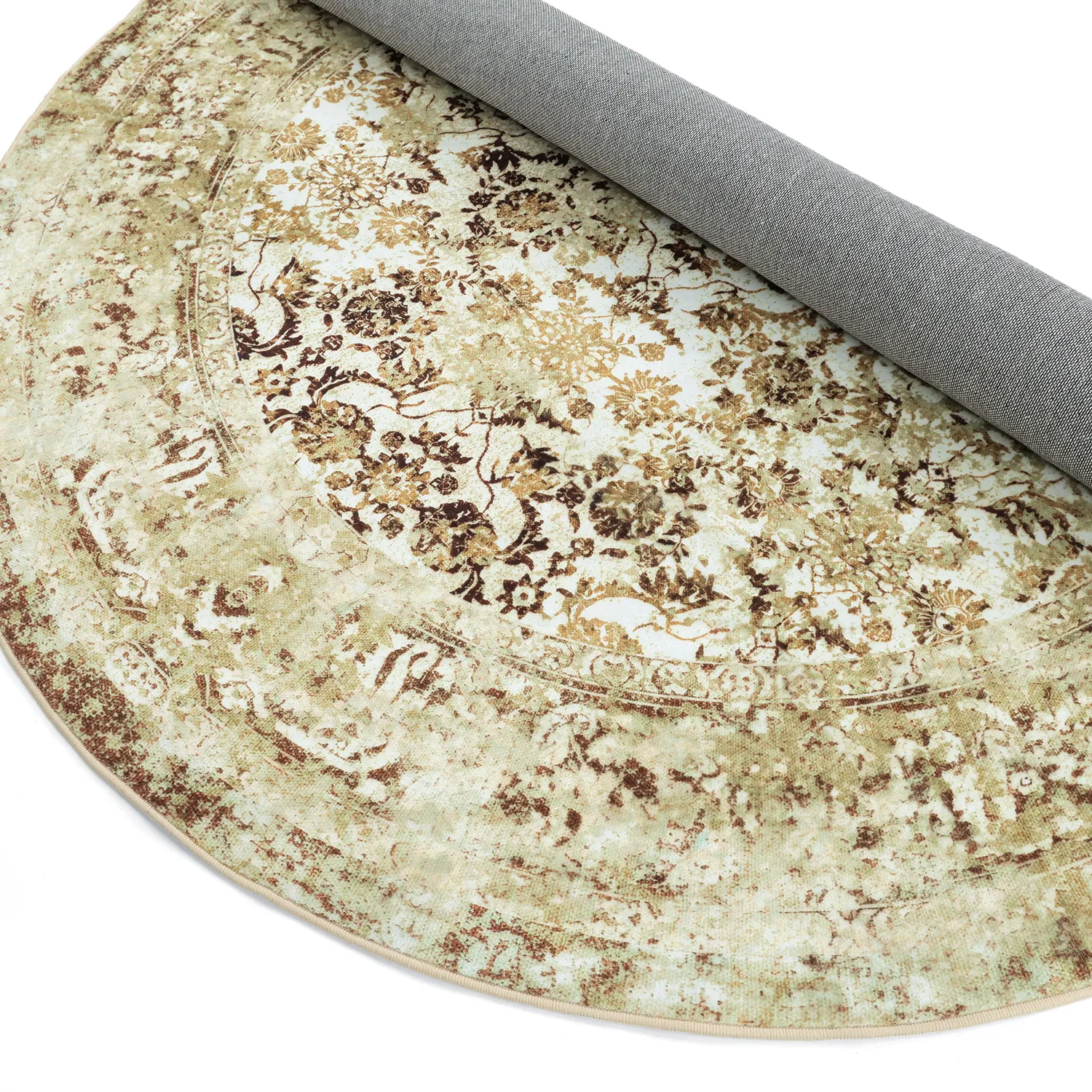 Rond vloerkleed - Denizli (beige)