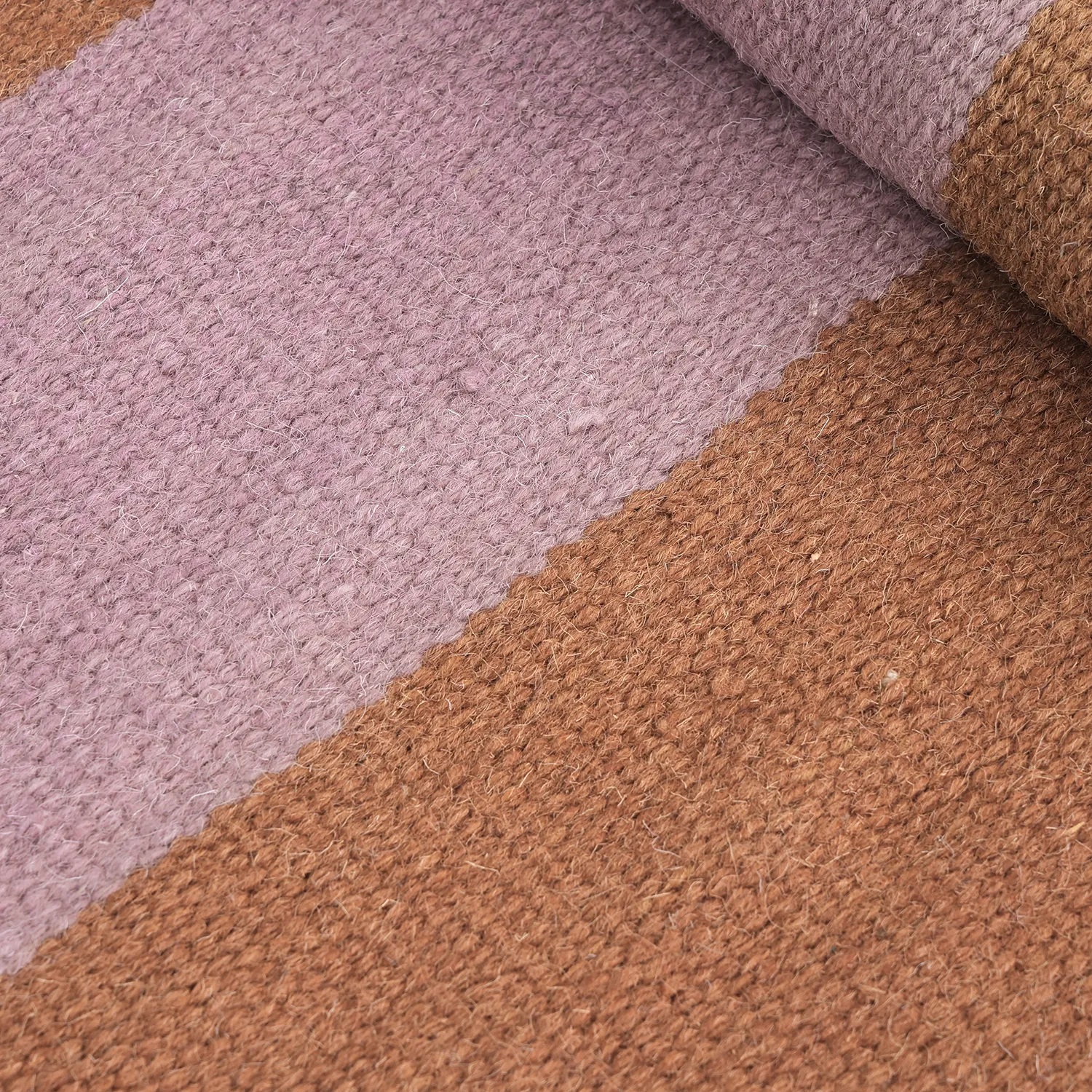 Rond vloerkleed - Garine (oranje/roze)