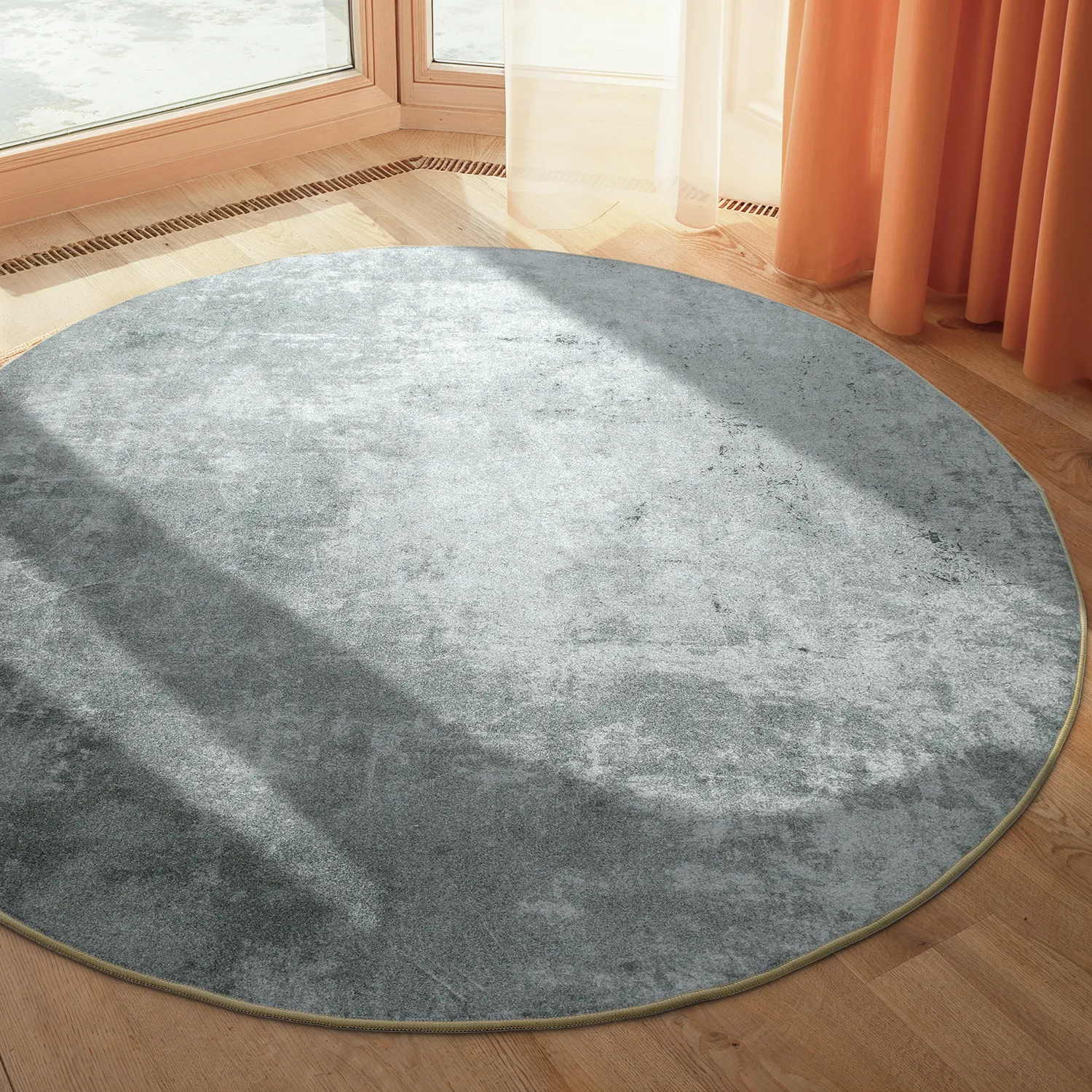 Rond vloerkleed - Lynton (grijs)