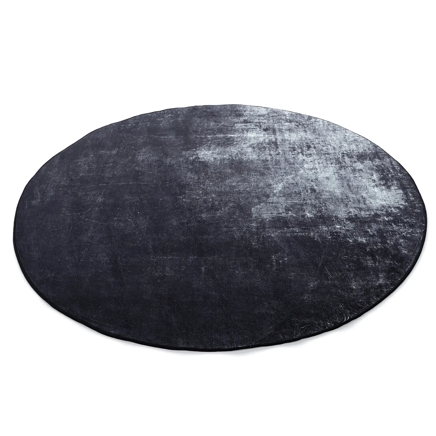 Rond vloerkleed - Lynton (zwart)
