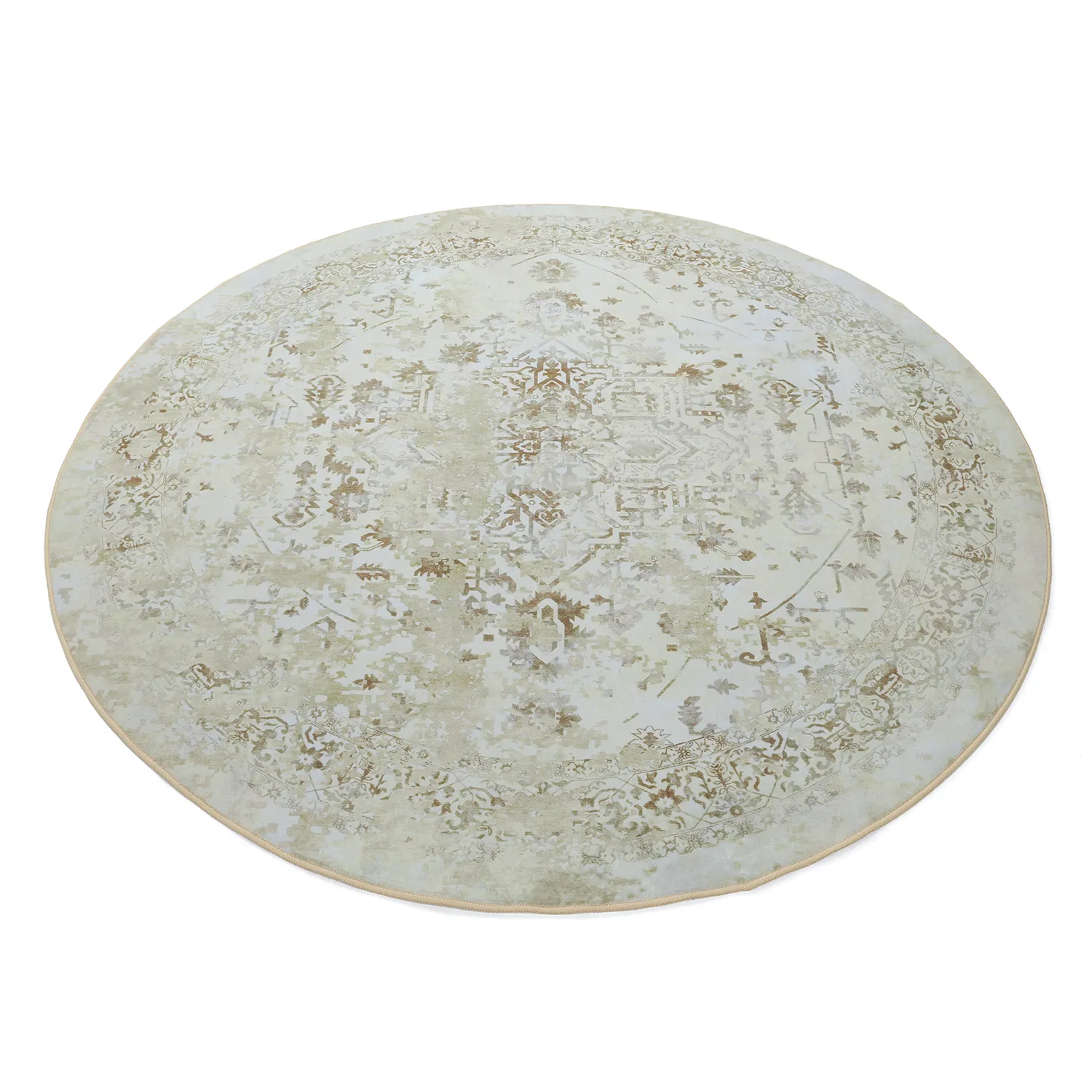 Rond vloerkleed - Mateur (beige)