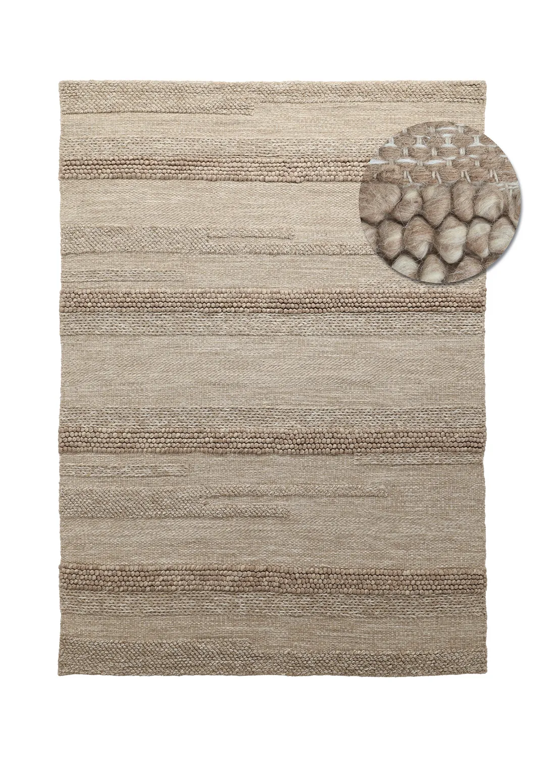 Wollen-vloerkleed - Almaty (beige)