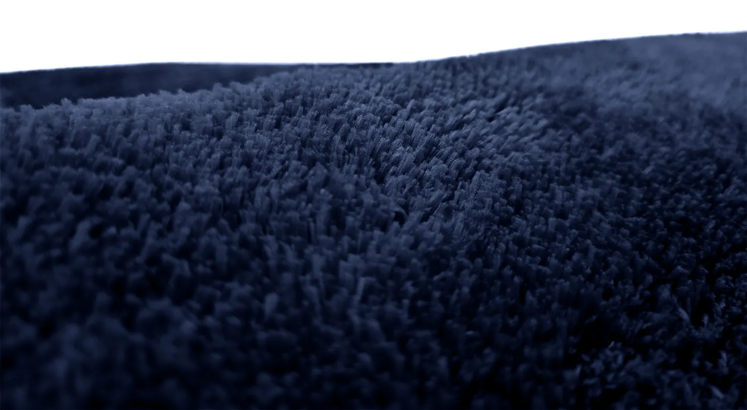 Ronde vloerkleden - Aranga Super Soft Fur (donkerblauw)