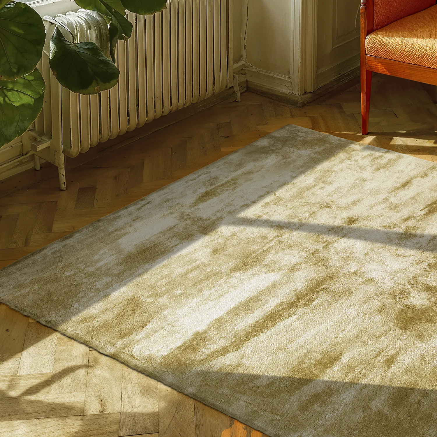 Hoogpolig vloerkleed - Aranga Super Soft Fur (lichtgroen)