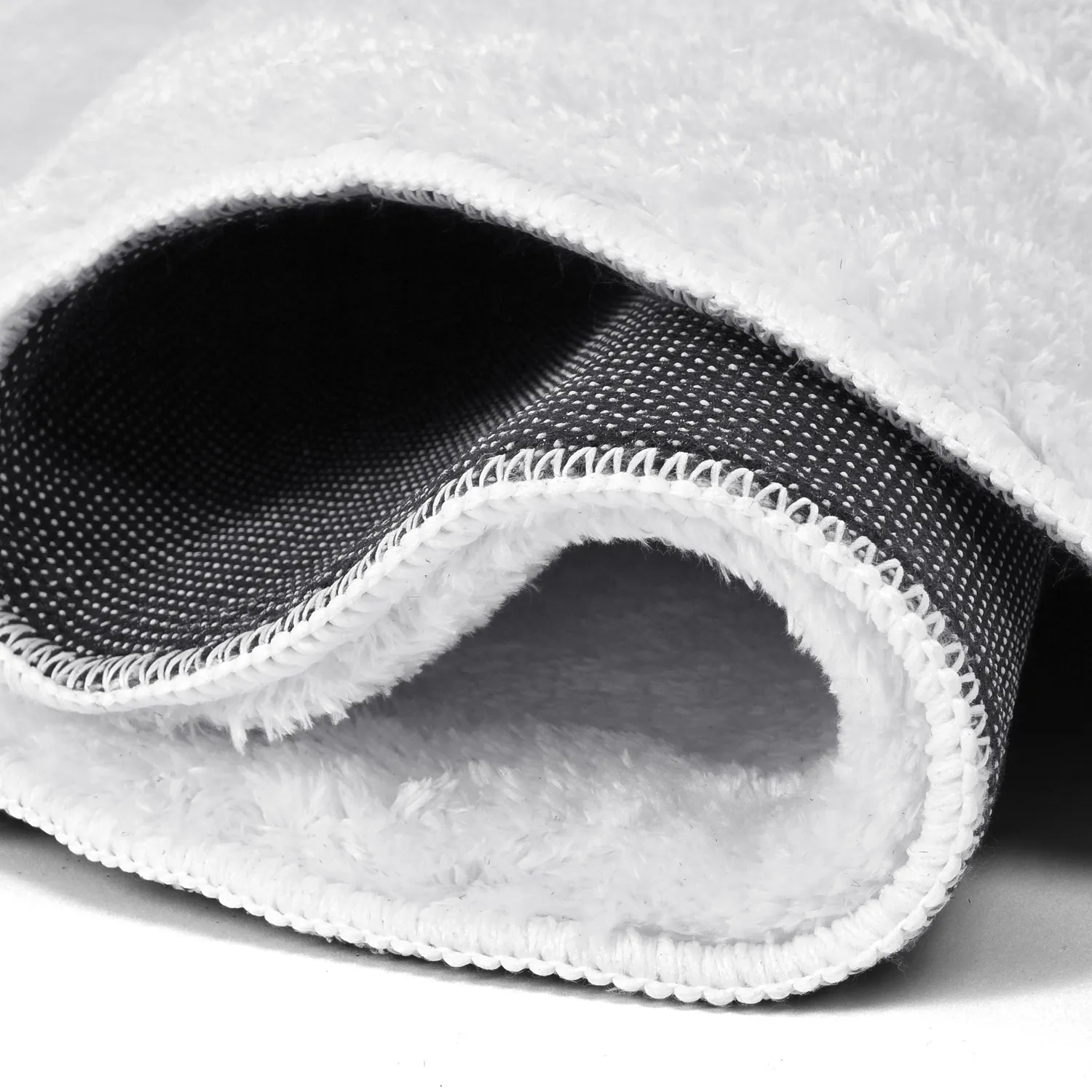 Golvend hoogpolig vloerkleed - Aranga Super Soft Fur (wit)