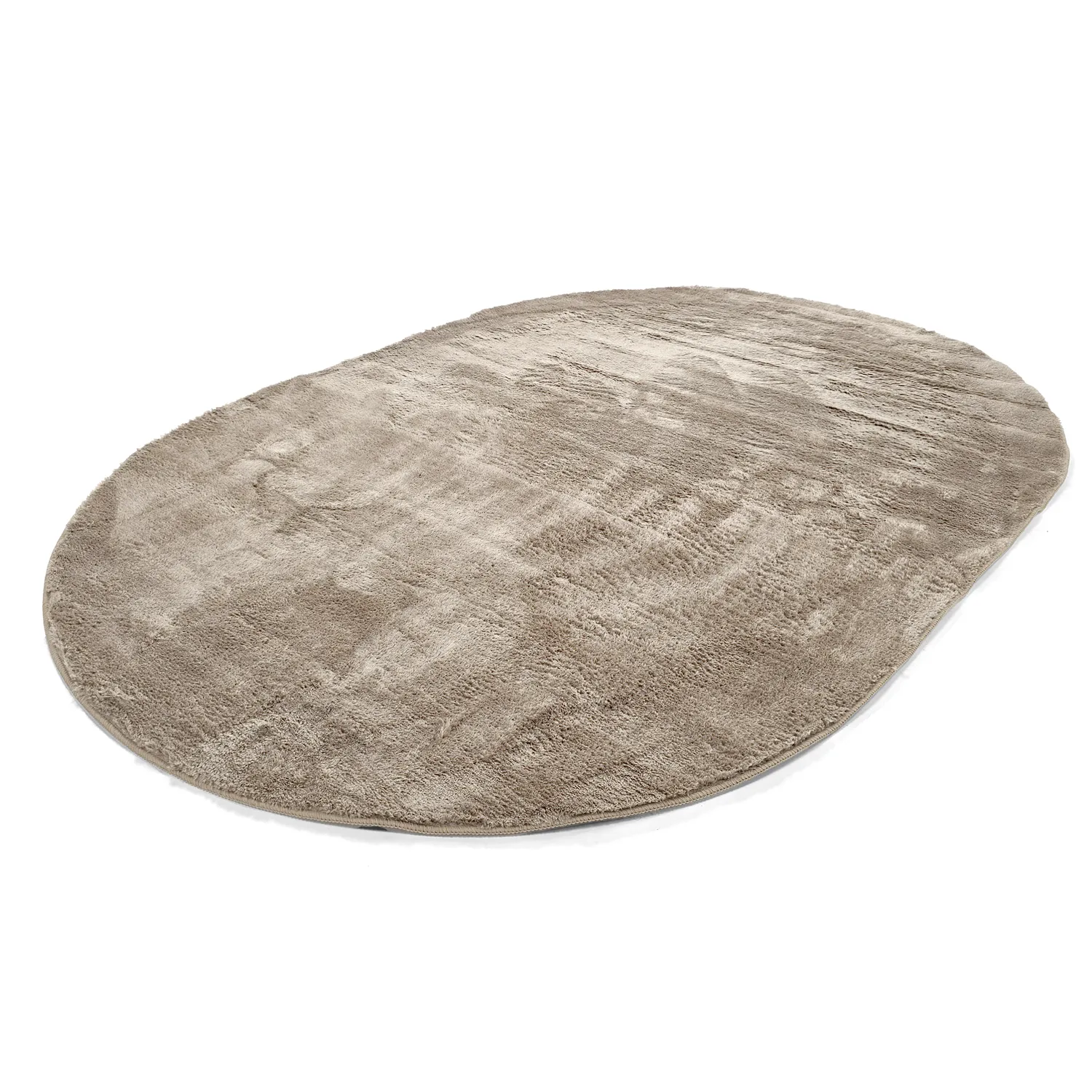 Ovaal hoogpolig vloerkleed - Aranga Super Soft Fur (bruin)