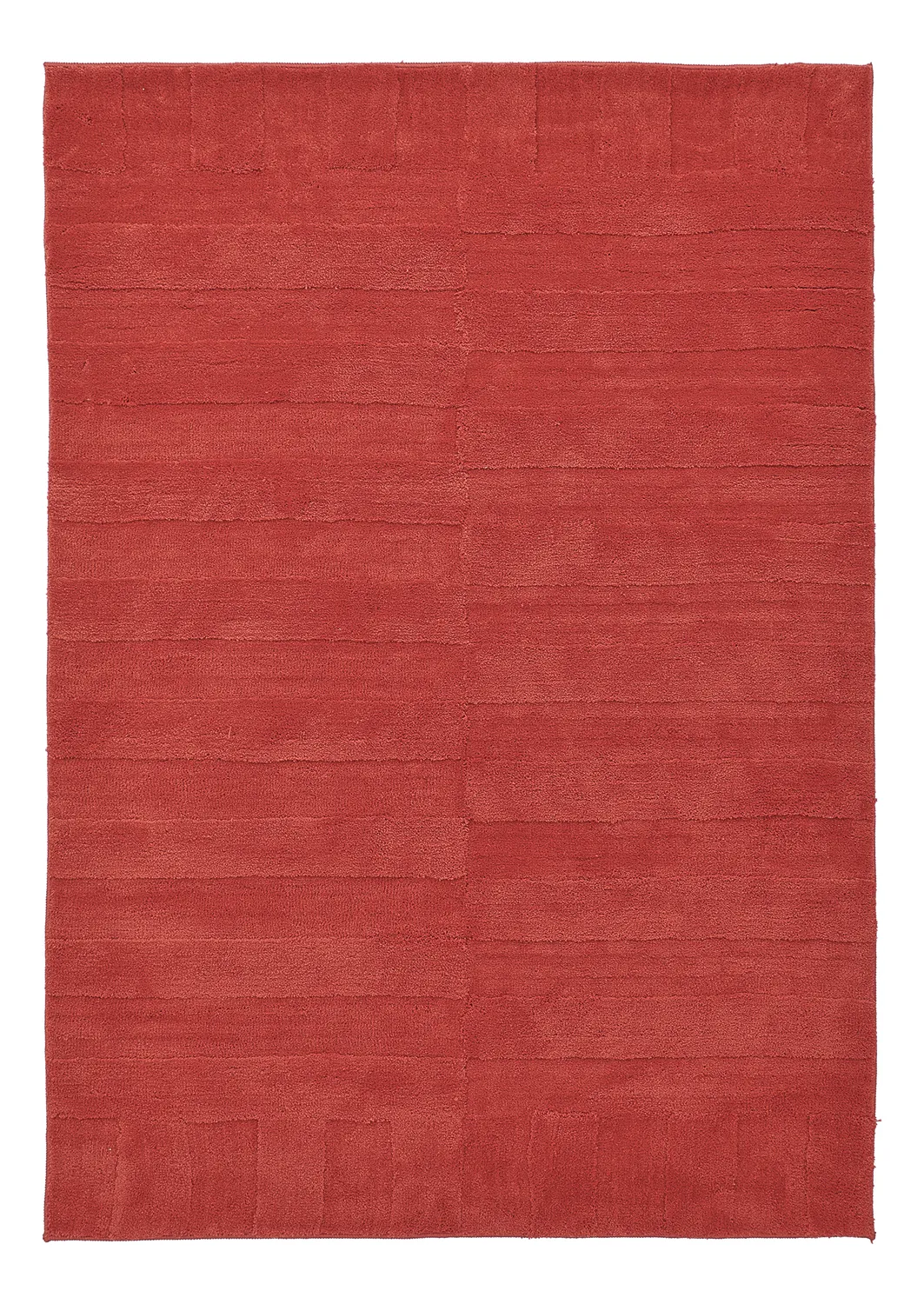 Hoogpolig vloerkleed - Paxos (terracotta)