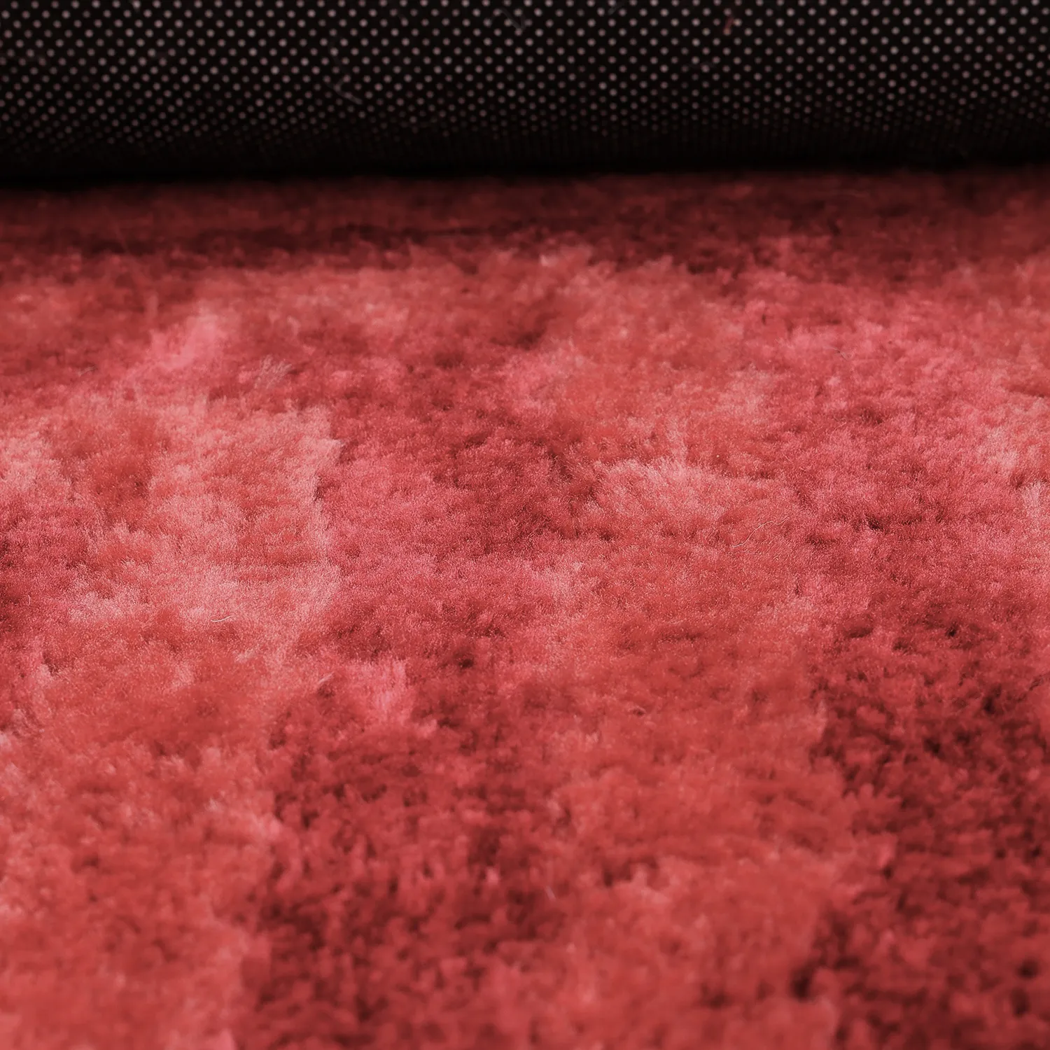 Hoogpolig vloerkleed - Volos (rood/roze)