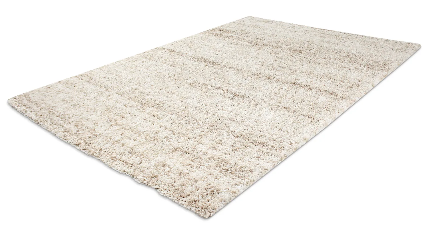 Hoogpolig vloerkleed - Carl (beige)
