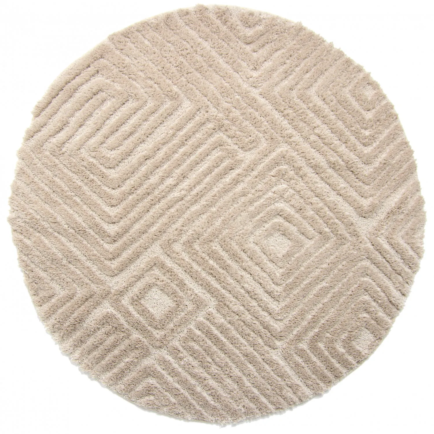 Ronde vloerkleden - Monti (beige)
