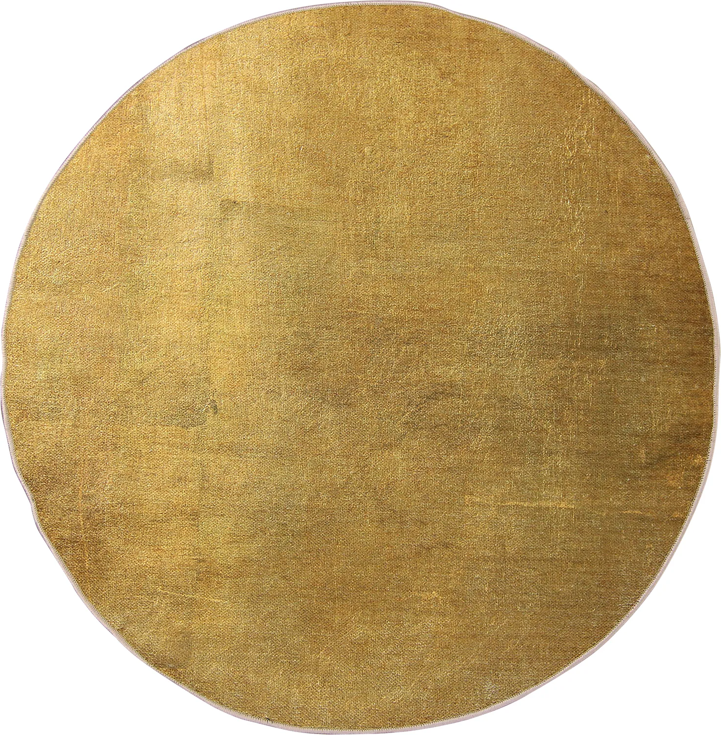 Rond vloerkleed - Saranda (goud)