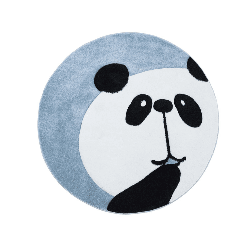 Kindervloerkleed - Bueno Panda (blauw)