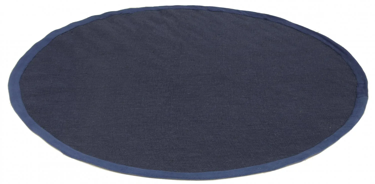 Ronde vloerkleden (sisal) - Agave (donkerblauw)