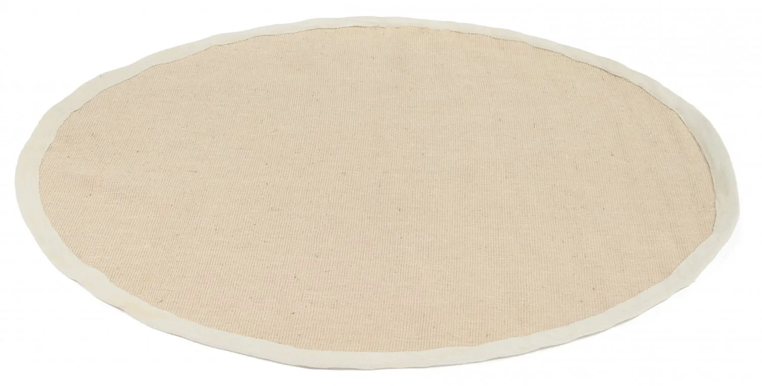 Ronde vloerkleden (sisal) - Agave (beige/grijs)