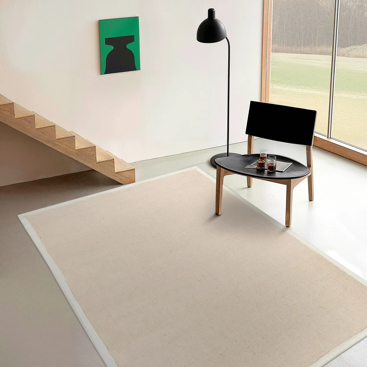 Sisal-vloerkleed - Agave (beige/grijs)
