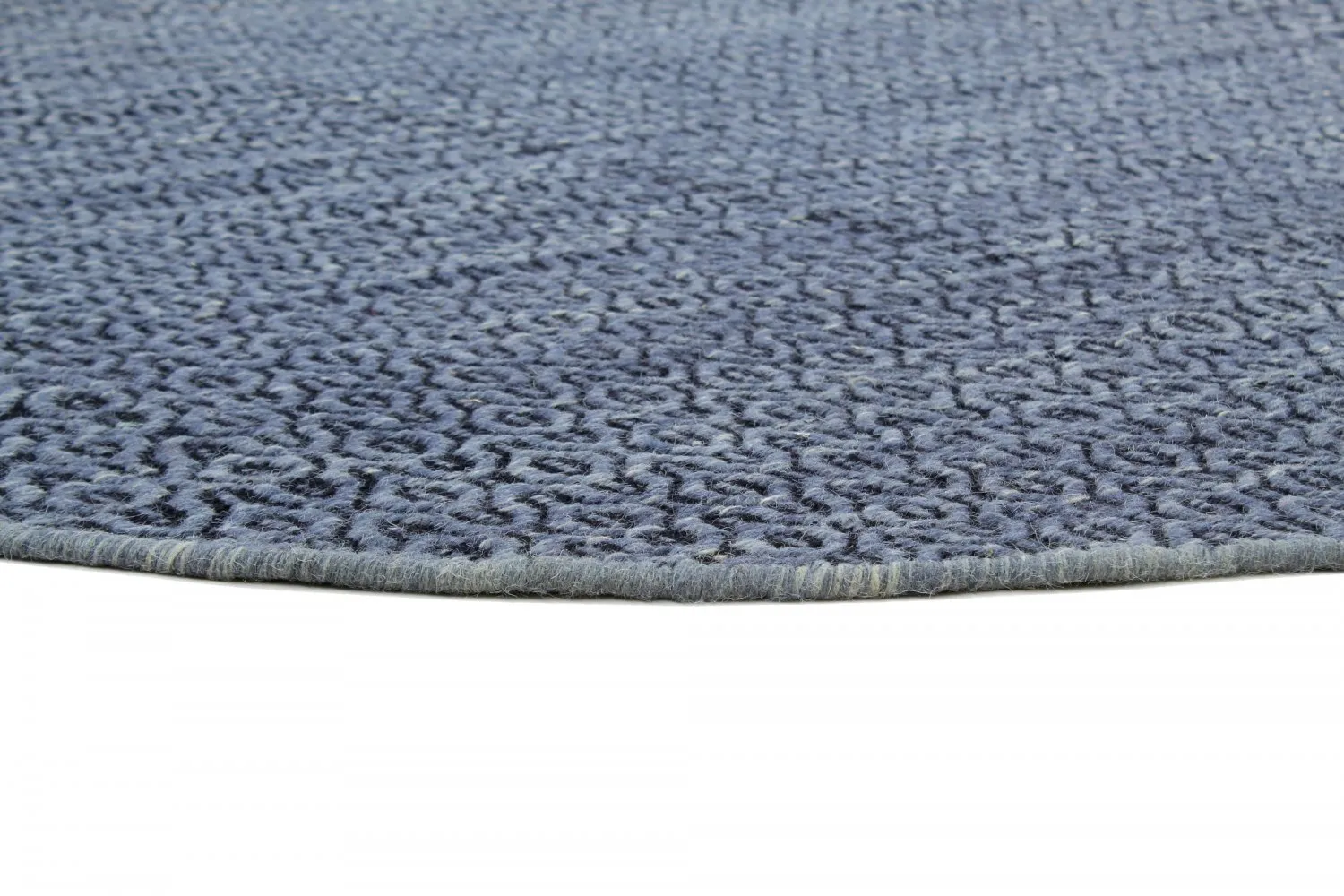 Ronde vloerkleden - Snowshill (blauw/zwart)