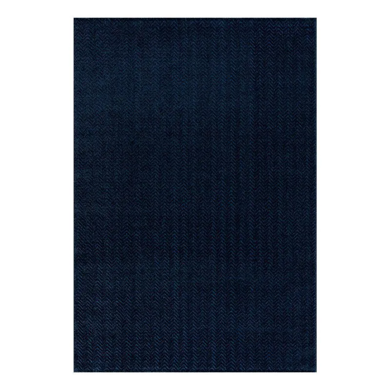 Hoogpolig vloerkleed - Pandora (blauw)