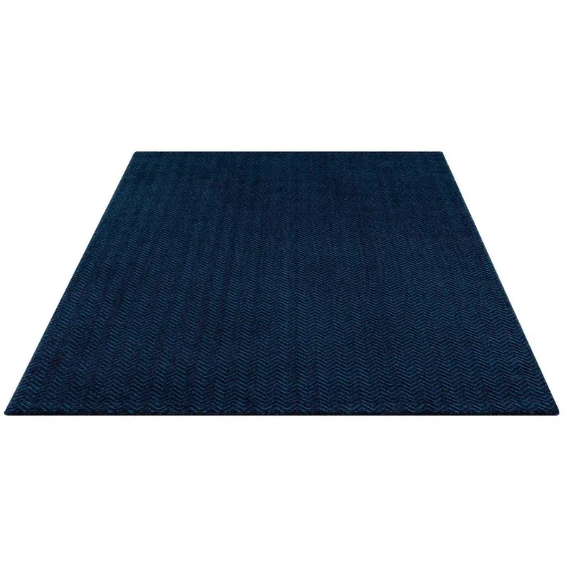 Hoogpolig vloerkleed - Pandora (blauw)