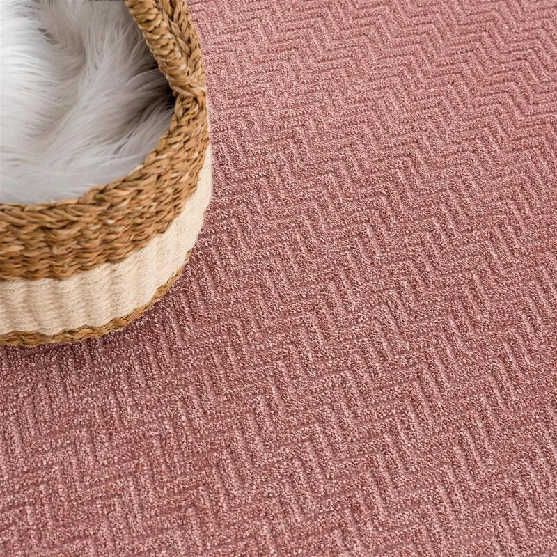 Hoogpolig vloerkleed - Pandora (rosa)