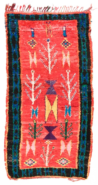 Marokkaanse Berber tapijt Boucherouite 345 x 155 cm