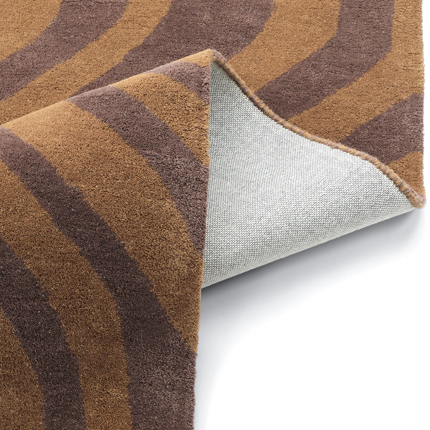 Wollen-vloerkleed - Aiz Hand Tufted Wool Premium (bruin)