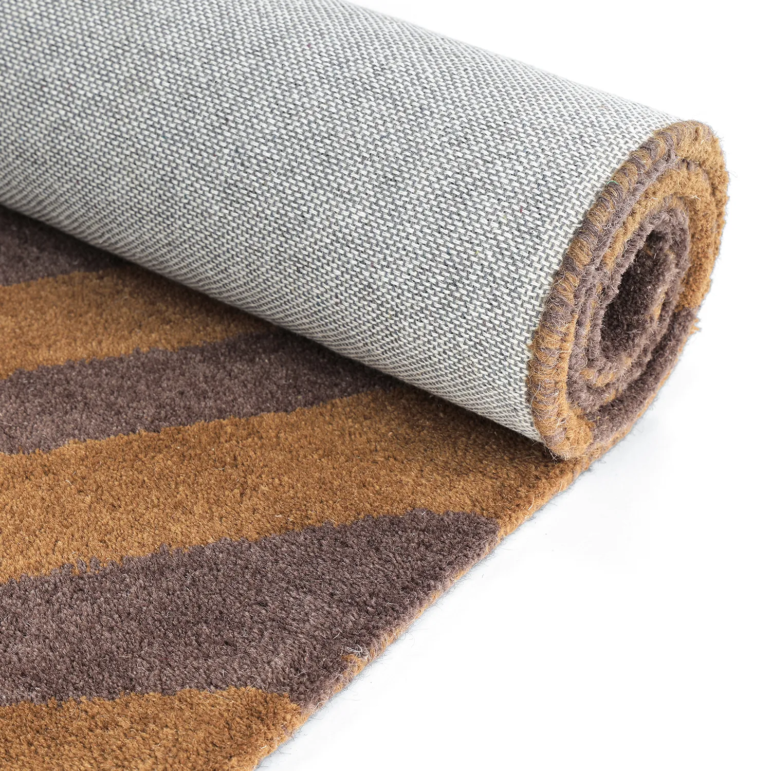 Wollen-vloerkleed - Aiz Hand Tufted Wool Premium (bruin)