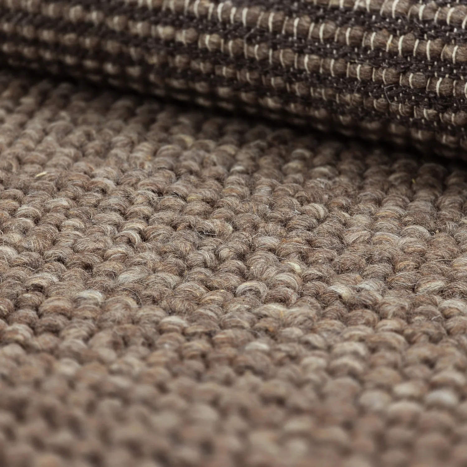 Wollen-vloerkleed - Avafors Wool Bubble (bruin/beige)
