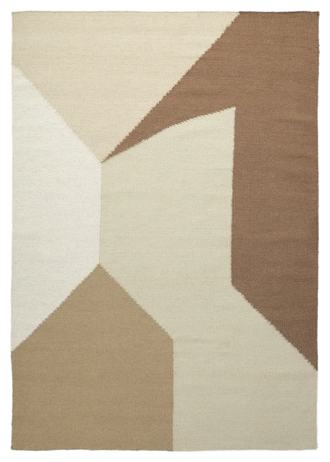 Wollen-vloerkleed - Aveiro (beige/multi)
