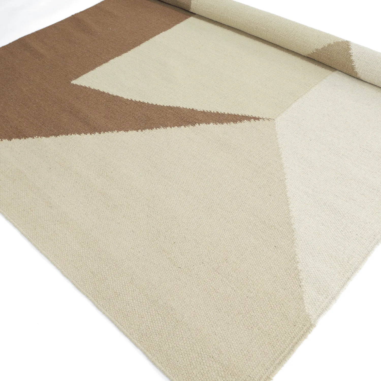 Wollen-vloerkleed - Aveiro (beige/multi)