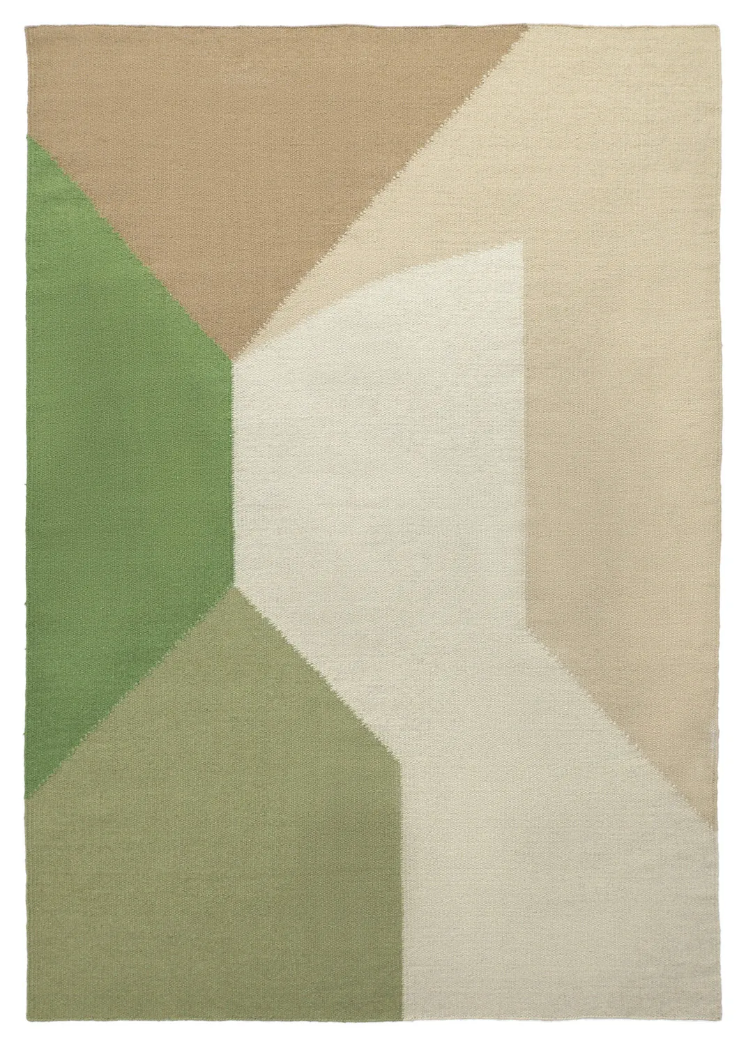 Wollen-vloerkleed - Aveiro (groen/multi)
