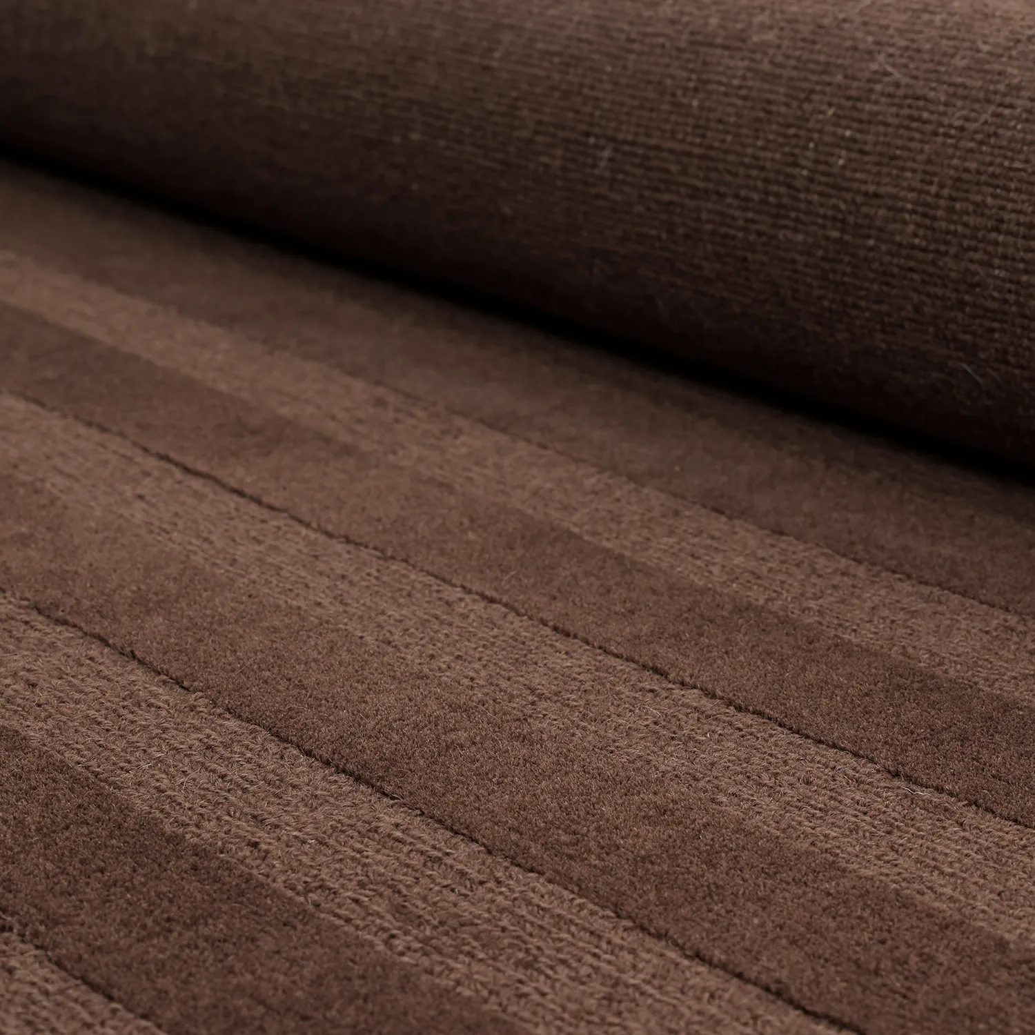 Wollen-vloerkleed - Brenta Handloom Wool Premium (bruin)