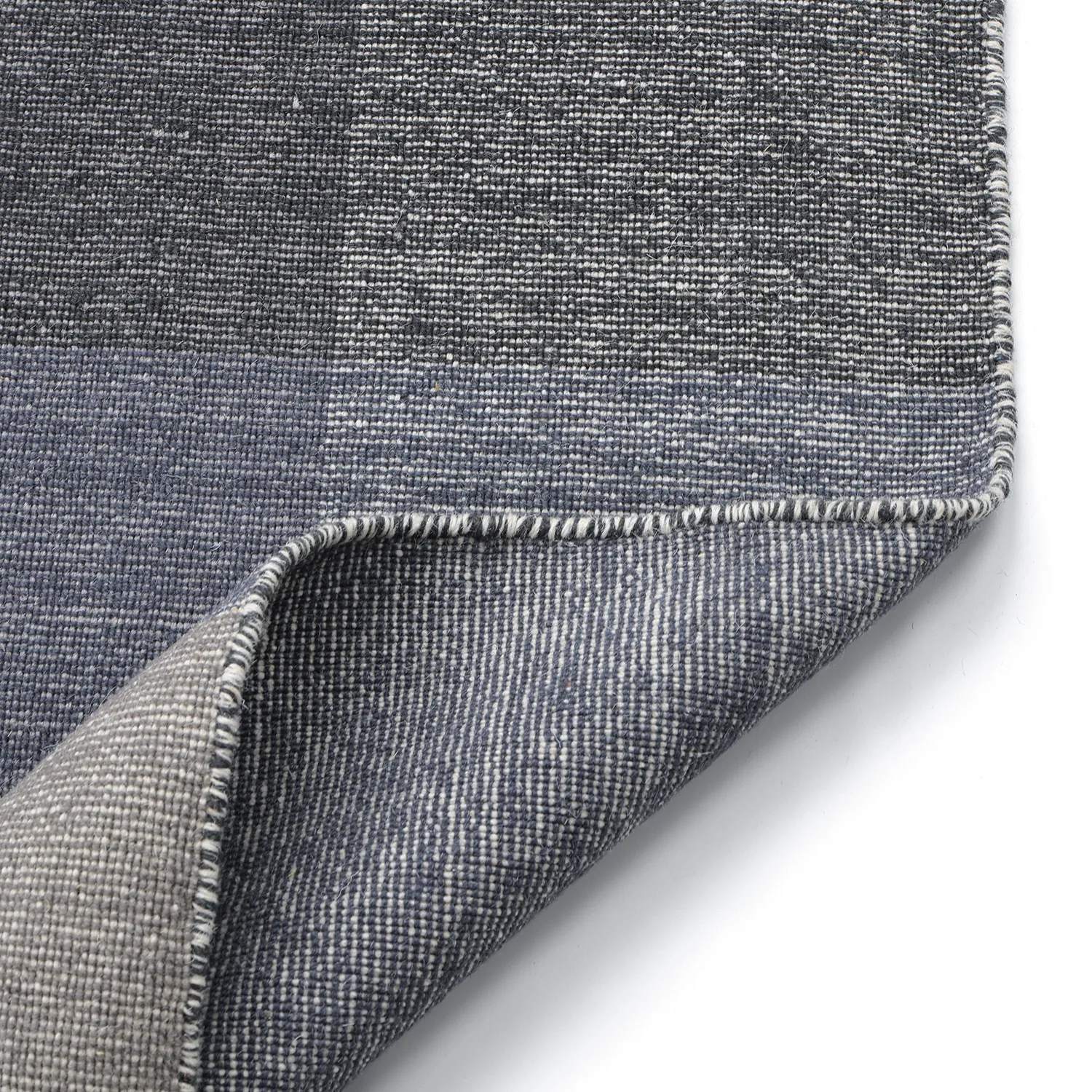 Wollen-vloerkleed - Chaves (blauw/grijs/wit)