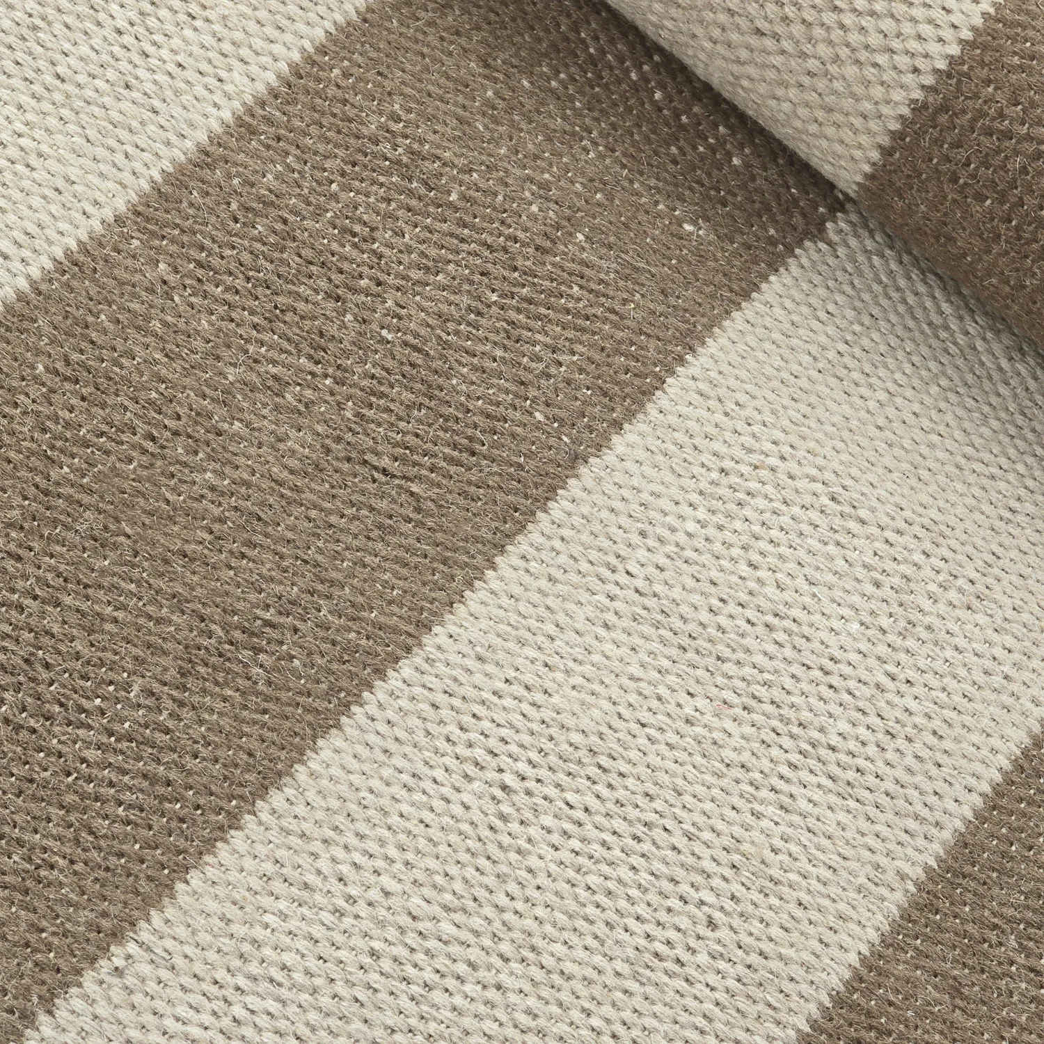 Wollen-vloerkleed - Garine (bruin/beige)