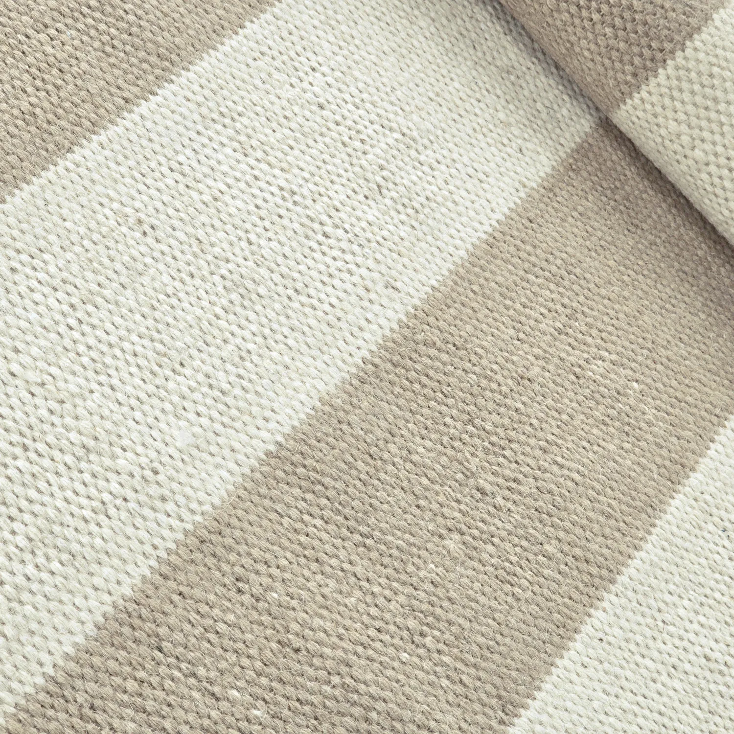 Wollen-vloerkleed - Garine (gebroken wit/beige)