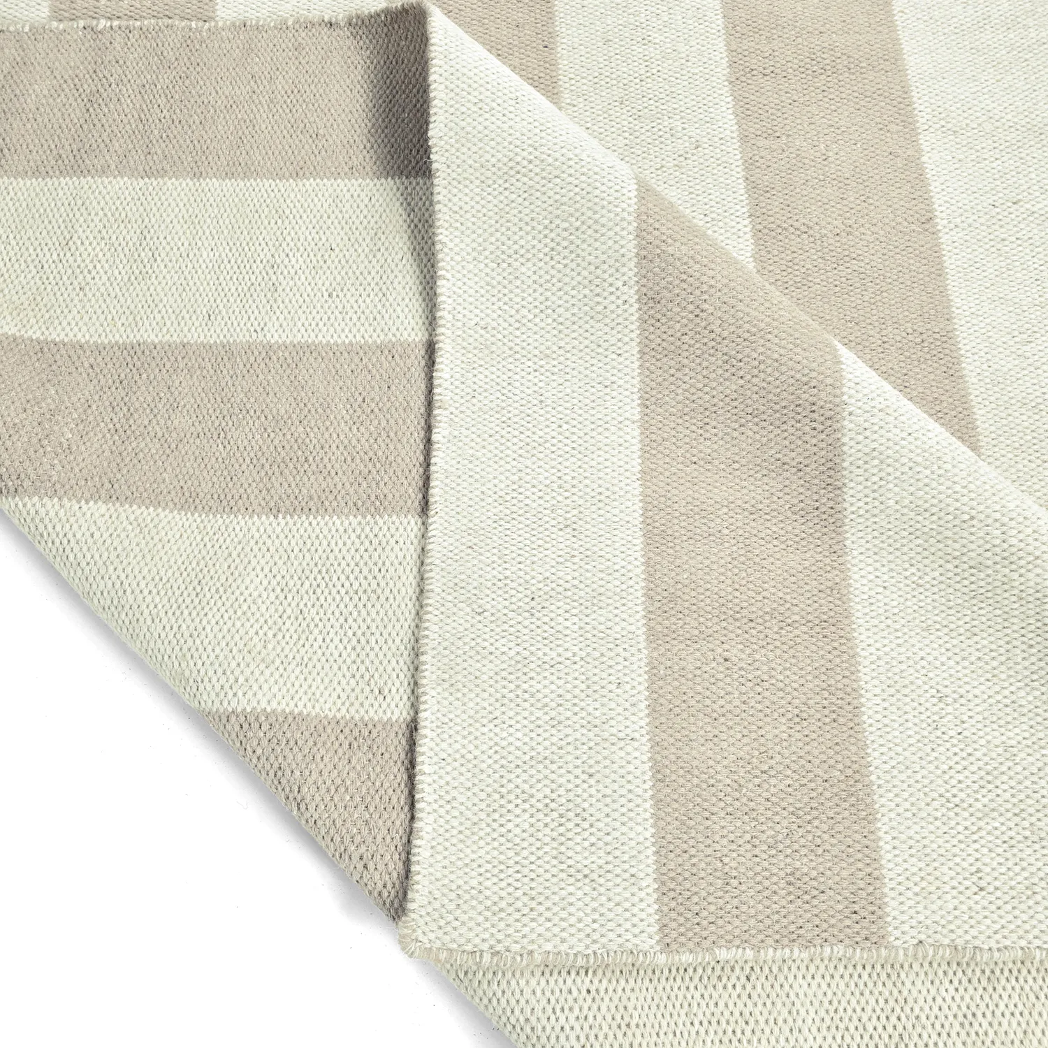 Wollen-vloerkleed - Garine (gebroken wit/beige)