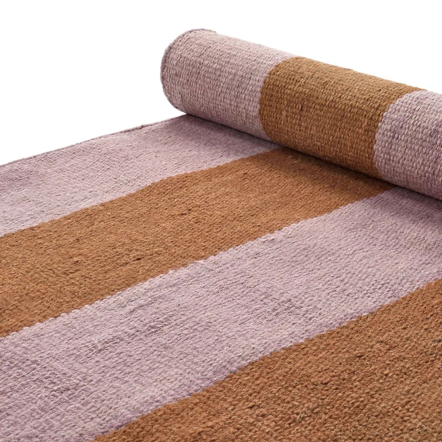 Wollen-vloerkleed - Garine (oranje/roze)