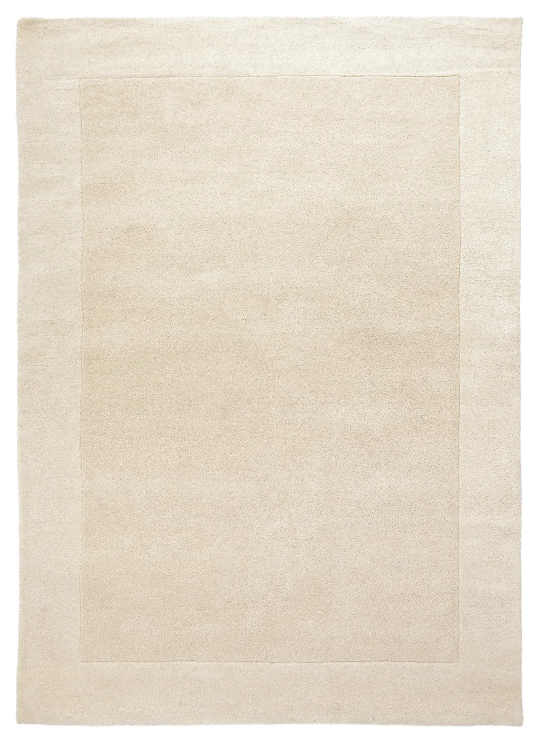 Wollen-vloerkleed - Gaya Hand Tufted Wool Premium (crème/wit)
