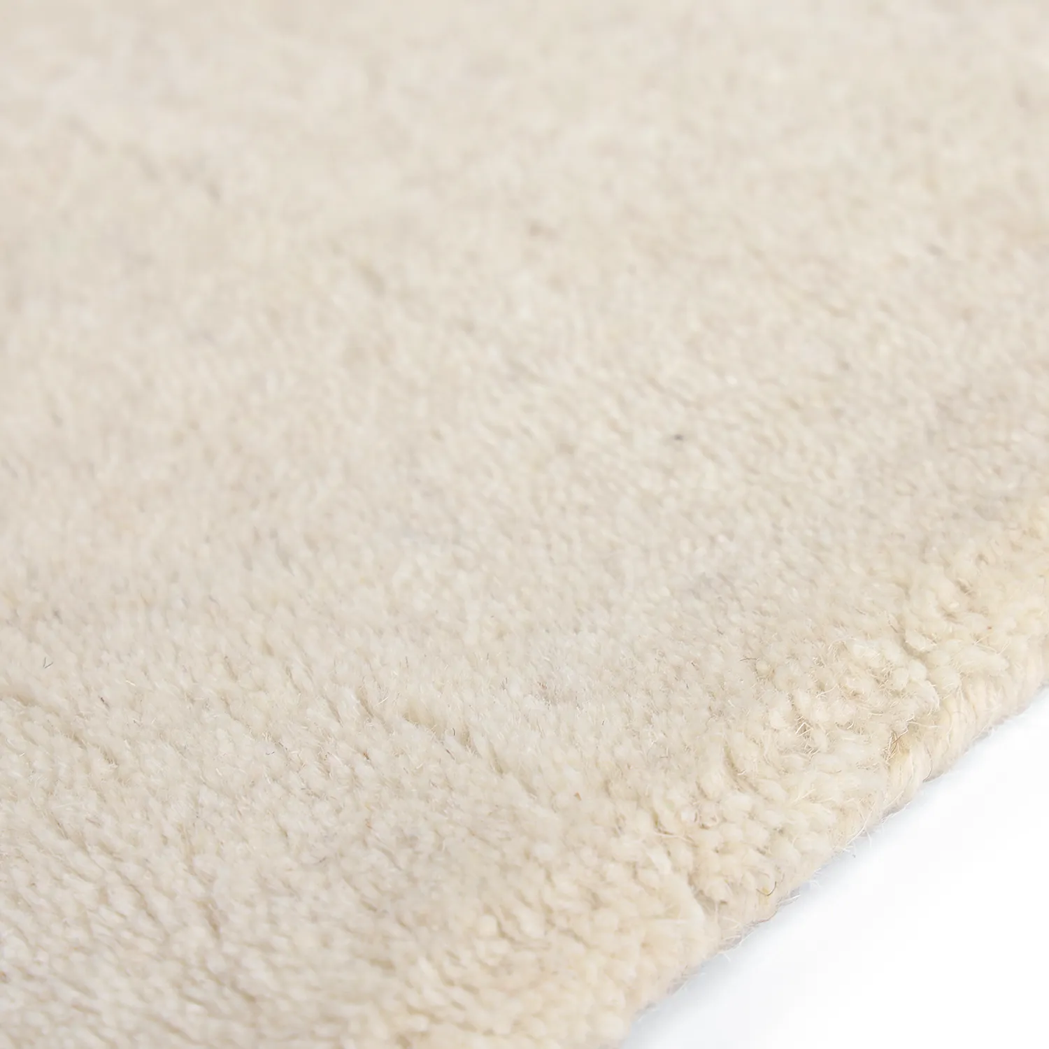 Wollen-vloerkleed - Gaya Hand Tufted Wool Premium (crème/wit)