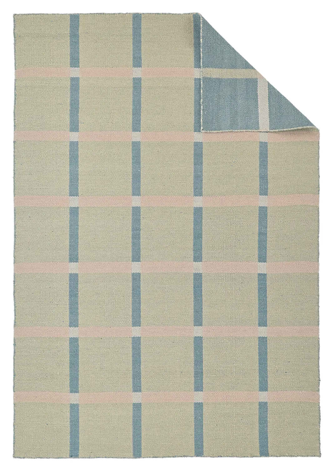 Wollen-vloerkleed - Gingham (no. 1)