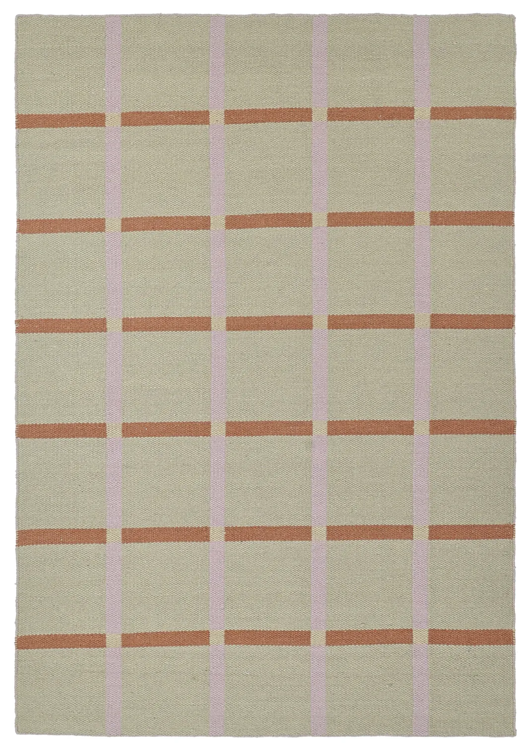 Wollen-vloerkleed - Gingham (no. 4)