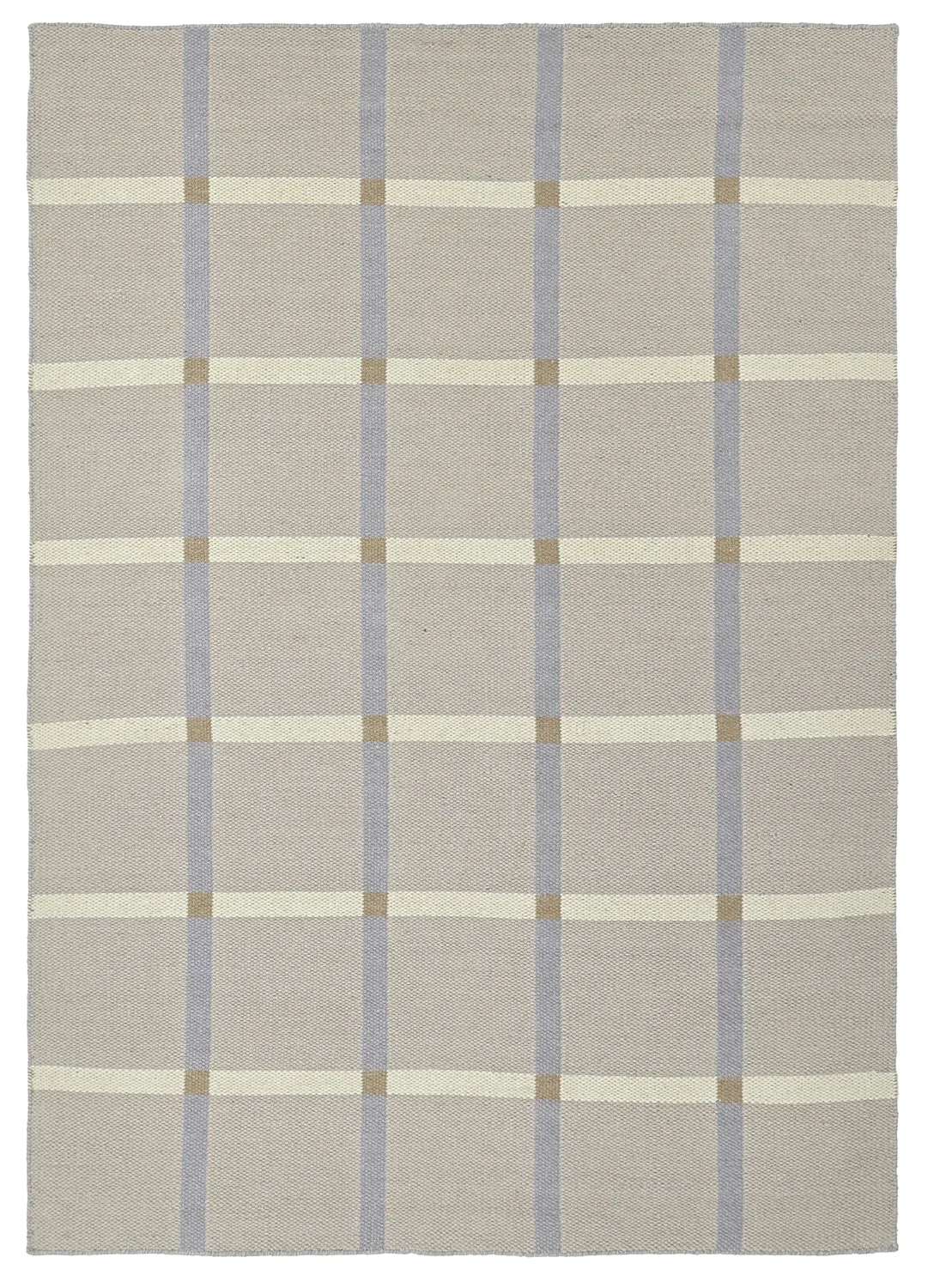 Wollen-vloerkleed - Gingham (no. 5)