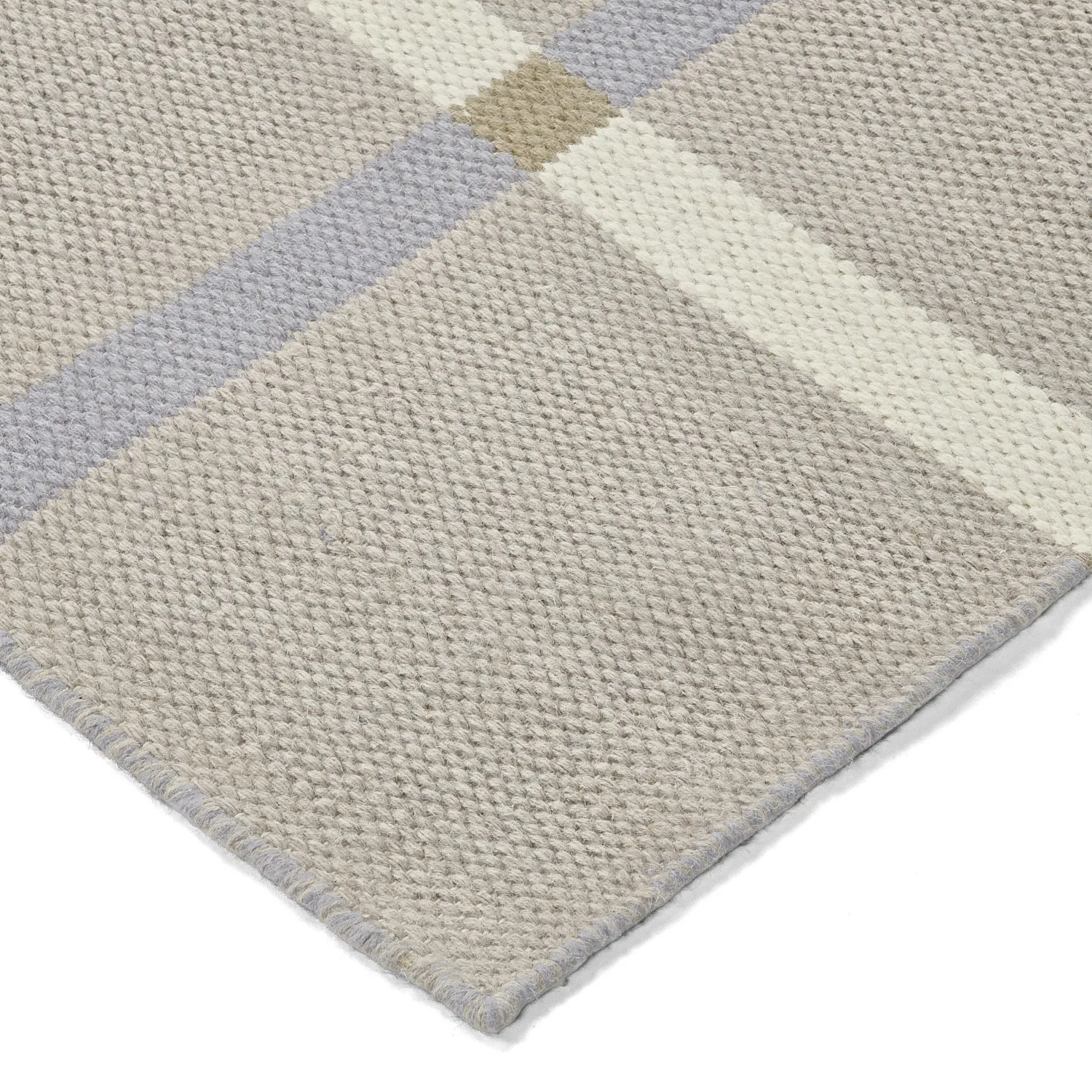 Wollen-vloerkleed - Gingham (no. 5)