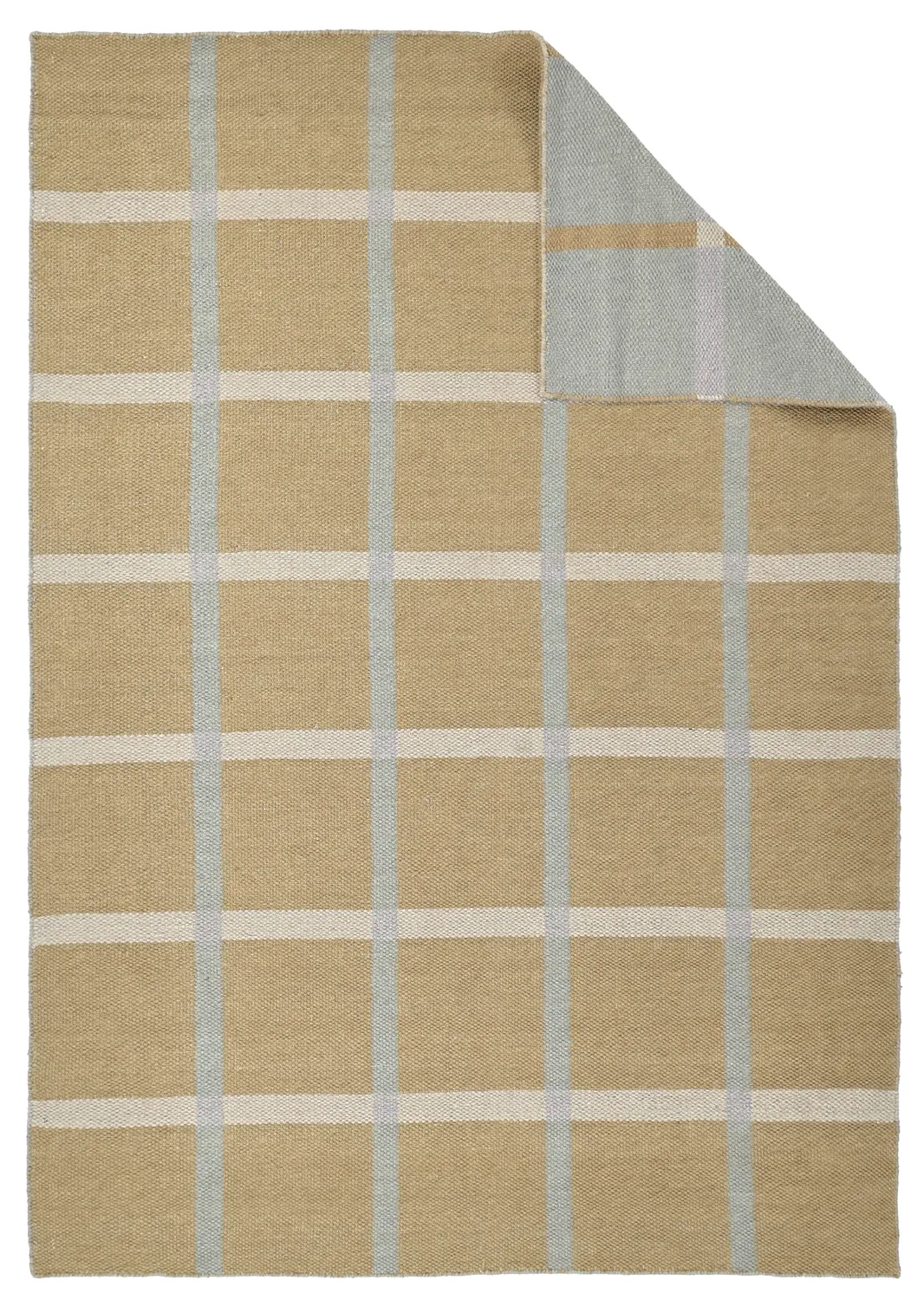 Wollen-vloerkleed - Gingham (no. 6)